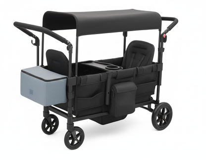 Poussette Chariot Familiale 4-en-1 | Sekey™