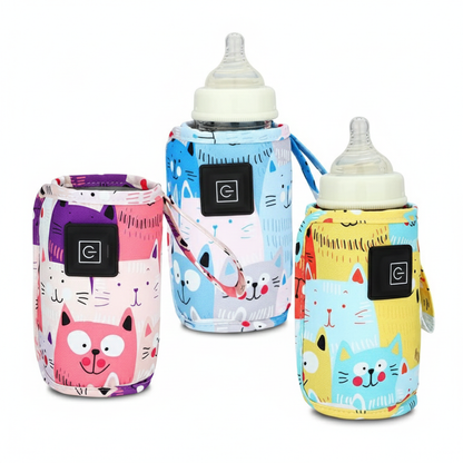 Chauffe-biberon nomade | Chaton’Bib™