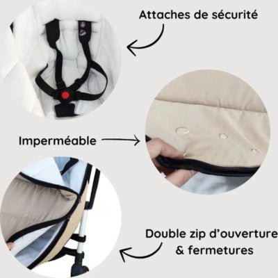 Chancelière Poussette | Beige